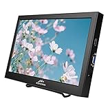 13.3 Zoll Tragbarer Monitor Kenowa Portable Monitor Full HD 1366x768 mit HDMI und VGA Schnittstellen,PC 16: 9 Gaming Bildschirm,5ms Reaktionszeit,60HZ für Computer/Laptop/Raspberry Pi PS3 PS4 Xbox