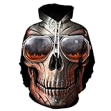 NHhuai Herren Langarm Kapuzenshirt Mit Kapuze Männer Pullover in Vielen Farben 3D gedruckte Kap