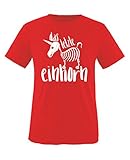 Comedy Shirts - Das letzte Einhorn 2 - Jungen T-Shirt - Rot/Weiss Gr. 134-146