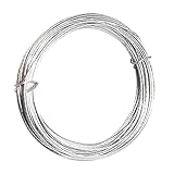 Bilder-Hänge-Draht-Set, geflochtener Bilderdraht mit 10 D-Ringen und Schrauben für Fotorahmen, Bilder, Spiegel, Kunstwerke, Uhr (32,5 Fuß, 10 m)