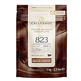 CALLEBAUT Receipe No. 823 - Kuvertüre Callets, Vollmich Schokolade, 33,6 % Kakao (1000 GR)