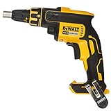 DeWalt Akku-Schnellbauschrauber (18V, bürstenlos, für effiziente Trockenbauarbeiten, mit LED, inkl. Zubehör und Tstak Box II, Lieferung ohne Akku und Ladegeräte), DCF620NT