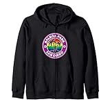 San Diego Balboa Park USA Kalifornien Retro-Regenbogen-Souvenir Kapuzenjack