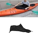 Roberee Kajak Spritzdecke, Universal Verstellbarer Kajak Kayak Boat Spray Skirt,Cockpit Cover wasserdichte Abdeckung Wassersport Kajak Zubehör Nylon für Cabin Canoeing