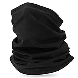 HASAGEI Schlauchschal für Herren und Damen Fleece Winddicht Halswärmer Loop Schal Mütze für Laufen Skifahren Joggen Radfahren Snowboard und Motorradfahren Outdoor Sp