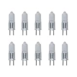 10 x Paulmann Halogen Stiftsockel mit Axialwendel GY6,35 35W Matt Satin 12V 12mm warmweiß dimmb