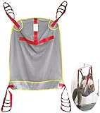 Patientenlifter Sling-Stick Treppenhausschuh Übertragungsband - Patient Treppe Hublift - aus Netzstoff mit WC Sling-Design mit geteilten Beine für die Pflege älterer Menschen mit Behinderung