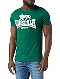 Lonsdale London Herren Logo T-Shirt, Grün, L