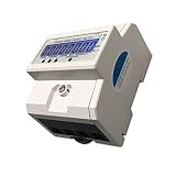 TABODD Digitaler Stromzähler LCD Drehstromzähler 3-Phasen-4-Draht Drehstromzähler für DIN Hutschiene Wechselstromzähler GEEICHT/BEGLAUBIGT 3x230/400V 5(80) A mit CE-Zertifik