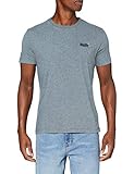 Superdry Mens OL Vintage EMB Tee T-Shirt, Coastal Blue Grit, M