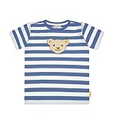 Steiff Jungen Kurzarm T-Shirt, Granada Sky, 110
