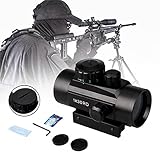MaxAwe RD30 Optik Rot/Grün Dot Zielfernrohr für 11mm/22mm Schiene Visier Leuchtpunktvisier Rotpunktvisier,HD Reflexvisier Zielfernrohr Rot Grün Punkt Sight mit Halterung