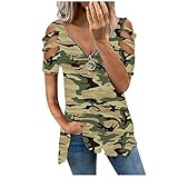 Damen T Shirts Sommer Leggings Damen WeißE Bluse Damen Lang Baumwolle Tshirt Damen Shirts Damen Kurzarm T Shirt Mit Giraffe Damen Shirt Tops Tshirt M