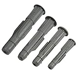 1000 Stück/Dübel/Durchmesser - 12 x 71mm - Länge Universaldübel mit Kragen/Spreizdübel/Allzweckdübel/Material: