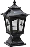 Patio Lichter Europäische Retro Ip67 Wasserdichte Led Solar Post Säule Licht Quadrat Vintage Landschaft Säule Lampe Gemeinschaft Hof Rasen Straße Licht Garten Patio Lampe Leuchte Außentischlamp