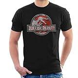 Jurassic Park III Spinosaurus Classic Logo Men's T-S