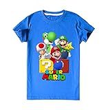 LIYIMING Kinder T-Shirt Kurzarm für Jungen Sommer schöne Anime T-Shirt sehr atmungsaktiv (08,140)