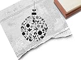 Stempel Weihnachtsstempel CHRISTBAUMKUGEL - Festlicher Bildstempel Weihnachten Karten Weihnachtsdeko - zAcheR-fineT