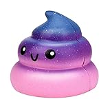 YAQI Squishies Squishies Kackhaufen, Galaxie, Mini, langsam aufgehend, Kawaii, duftend, weich, 1 Stück