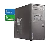 Ankermann Business günstig Silent Desktop PC Intel 4 Core i5 NVIDIA GeForce 730 16GB RAM 480 GB SSD 500GB HDD Win 10 Leise WLAN O