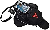 Super Motorrad Tankrucksack und Motorrad mit starker magnetischer GPS-Reisesatteltasche,wasserdicht,Oxford-S