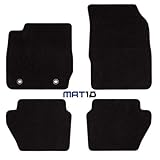 MAT10 000152SV001 – Ford Black-Line: Ford Fiesta Kleinwagen Baujahr 2008-06 - 2011-03 Auto Fußmatten Autoteppich Dilour Nadelfilz Gute Qualität 4-teilig Schwarz G