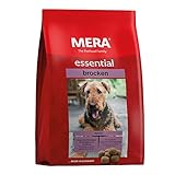 MERA essential Brocken, Hundefutter trocken für alle Hunderassen, Trockenfutter mit Geflügel Protein, gesundes Futter mit Omega-3 und Omega-6, große Kroketten (12,5 kg)