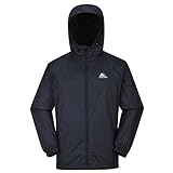 Cox Swain Unisex Outdoor Funktions Regenjacke Hail 8.000mm Wassersäule + 5.000mm atmungsaktiv, Colour: Black/Black Zipper, Size: M