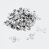 XPOtool Edelstahl Clips für Montage von Terassendielen mit 8mm Klemmhöhe, 50 St. Befestigungsk