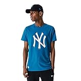 New Era MLB Seasonal Team Logo Tee Neyyan T-Shirt, Linie New York Yankees Herren, Herren, 12485706, Türkis, XS