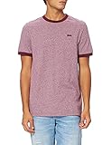 Superdry Herren Vintage Ringer Tee T-Shirt, red, XL