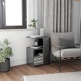 Couchtisch Beistelltisch Nachttisch Sofatisch Wohnzimmertisch Stabil Wohnzimmer Schlafzimmer 36 x 30 x 56 cm Hochglanz-G