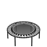 bellicon® GO, Premium Fitness-Trampolin, grau/schwarz, ø100cm, Schraubbeine, inkl. umfangreichem Einführungspaket, Made in Germany