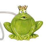 Wasserspeier Frosch grün mit Pump