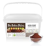 Bio Kakao Pulver 5 kg | HIER&DORT | Edelsorte | ohne Zusätze | Würzkakao | Bio zertifiziert DE-ÖKO-003