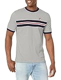 FILA Herren Silver Cut & Sew Tee T-Shirt, grau, Groß