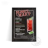 tianxianbaobao Cocktail Mojito Daiquiri Whisky Dekoration Poster Alte Kubanische Aperol Bild Bar Wanddekoration Kunst Leinwand Malerei A643 50×70CM Ohne R