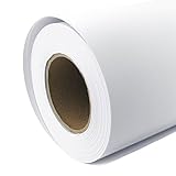 Plotterpapier Rolle matt 128 g/m² 61 cm x 30 m A1 A2 Inkjet Plotter gestrichenes Universalpapier wasserdicht, geeignet für Dye-und Pigmentfarb