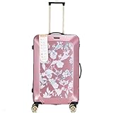 Fantana 360 Grad 4 Rollen ABS Premium Hartschale Koffer mit Anti-Diebstahl Vanity Case Kabine, mittelgroß, extra groß, rose gold, M, 2121