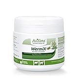 AniForte WermiX Pulver für Schafe & Ziegen - Naturprodukt nach Wurmbefall mit Saponine, Bitterstoffe, Gerbstoffe, Wermut, Naturkräuter harmonisieren Magen & Darm (100g)