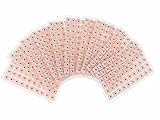 Anlising 600 Stücke Vaccaria Belebt Ohrsamen Pflaster,Akupunktur Vaccaria Ohrsamen,Einweg-Ohrsamen,Multi-Condition Ohr Samen Akupressur Kit,Disposable Ear Press Patch für Gesundheitsprob