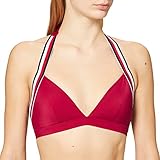 Tommy Hilfiger Damen Triangle Fixed Bikini, Exotic Berry, M