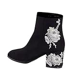 PANCKII Made in eu Pantoletten modischen Farben Sandaletten mit fußbett Sandalen woll-Laufsohle hohe Stiefel Absatz Lange sexy flach Winterstiefel Casual Cowboy rutschfeste Westernstiefel k