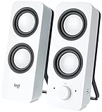 Logitech Z200 2.1 Speakers with subwoofer, Surround Sound White + Logitech Bluetooth Wireless Audio R