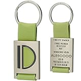 3X KEEID eleganter Schlüsselfinder Outdoor Key Finder Schlüsselanhänger intelligentes Fundsystem Anhänger geeignet für Schlüssel Rucksäcke grü