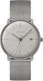 Junghans max Bill Herren-Funkuhr Mega Solar Titan Saphirglas 059/2022.46