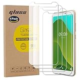 pinlu [4 Stück] Panzerglas Displayschutzfolie für Wiko Jerry 4 Transparent Glasfolie Protector 9H Härtegrad Schutzglas,99% Transparenz,Einfaches Anbring