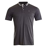 Calvin Klein Herren Poly Jersey TECH Polo Golf-T-Shirt, Charcoal Marl, M