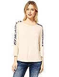 Street One Damen 315918 T-Shirt, Bright Sand Melange, 40