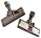 Staubsaugerdüse Umschaltdüse Bodendüse Rollensaugdüse für Teppich- und Glattböden, Dreh- und Kippgelenk geeignet für First Austria ALADDIN FA-5546 TZS